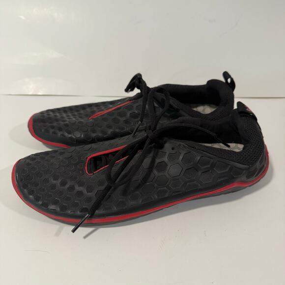 VivoBarefoot Men\'s Minimal Barefoot Running Shoes Black Red EU 41 Lightweight main image 4